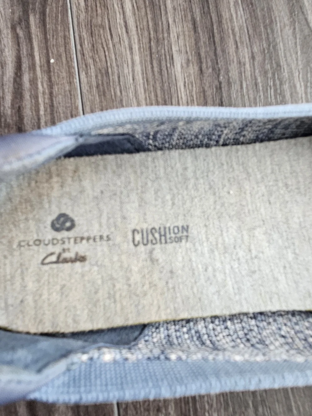 Clarks Cloudstepper Cushion Soft Blue Flats
